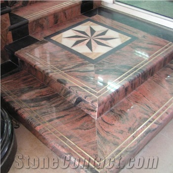 China Multicolor Red Granite Quarry