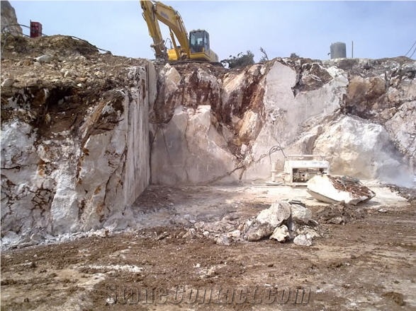 Isparta Sakrikaraagac Beige Quarry