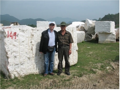 Vietnam Crystal White Marble Quarry