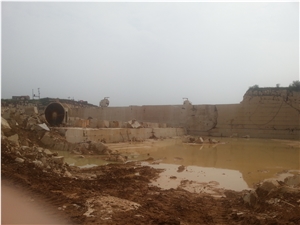 China Yellow Limestone Quarry