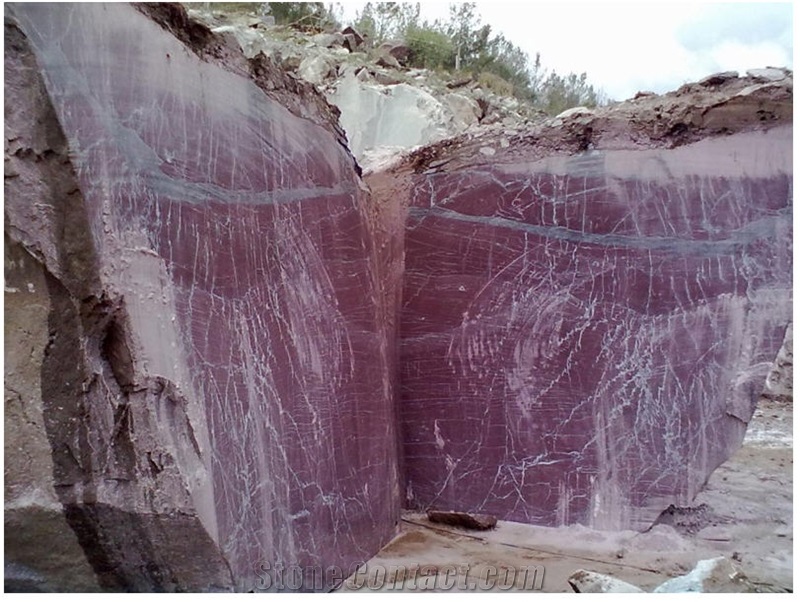 Rosso Laguna Marble Mugla Quarry