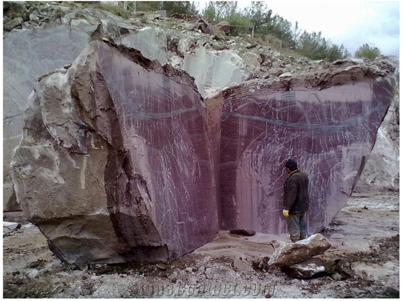 Rosso Laguna Marble Mugla Quarry