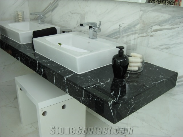 China Nero Marquina Marble Quarry