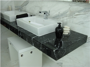 China Nero Marquina Marble Quarry