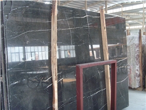 China Nero Marquina Marble Quarry