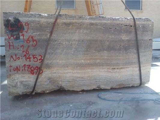 Persian Silver Travertine Quarry