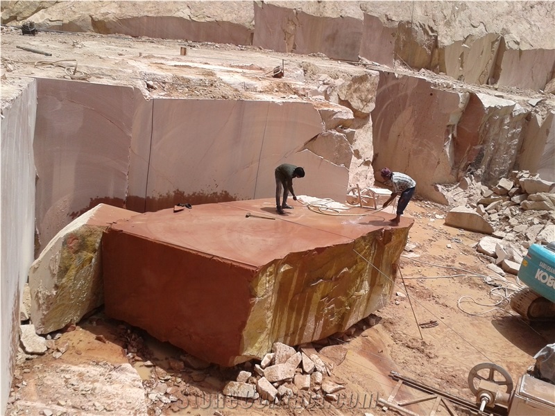 Lakha Red Granite quarry