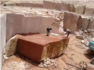 Lakha Red Granite quarry