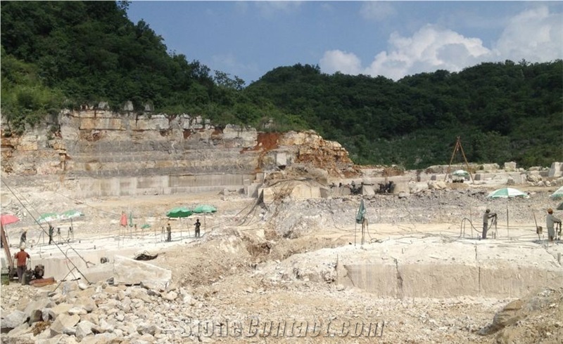 White Wood Marble Quarry