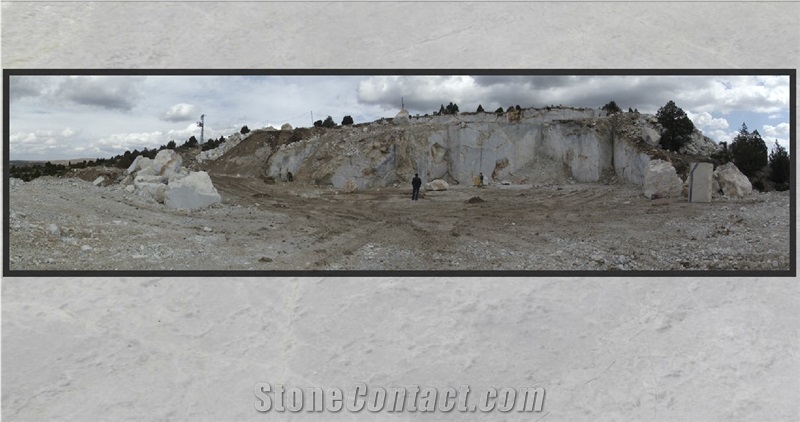 Real Silver Marble Kutahya Quarry