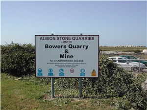 Portland Stone Quarry (Bowers Basebed Limestone)
