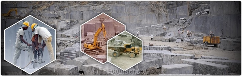Steel Grey Granite Quarry
