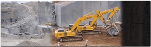 Steel Grey Granite Quarry