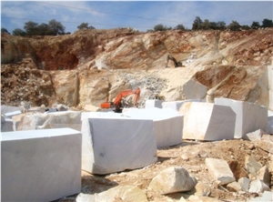 Bursa Kemalpasa Quarry - Pasha White Cloudy, Pasha White, Pasha Calacatta, Pasha White Extra