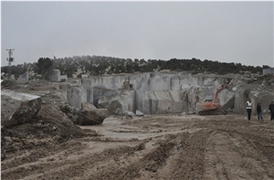 Dark Grey Emperador Marble Quarry
