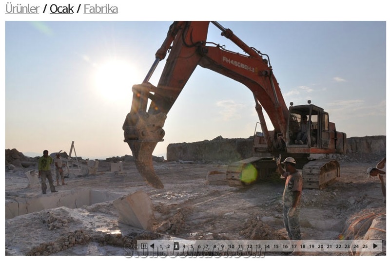 Amasya Beige Marble Quarry