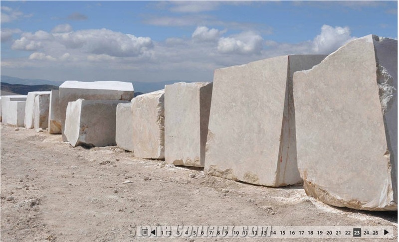 Amasya Beige Marble Quarry