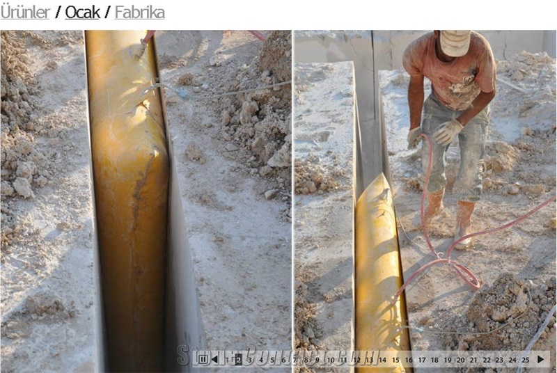 Amasya Beige Marble Quarry