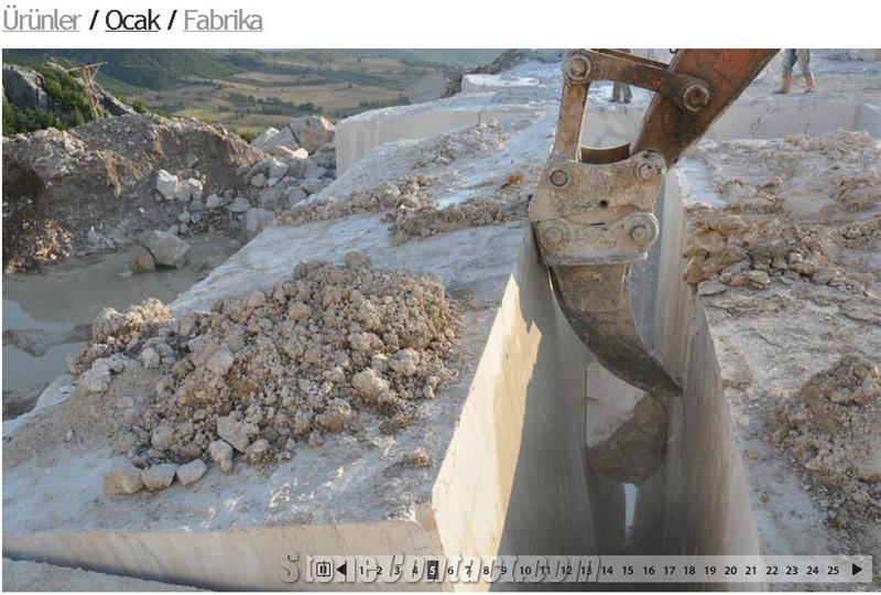 Amasya Beige Marble Quarry