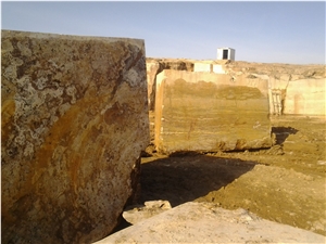 Iran Walnut Travertine Blocks