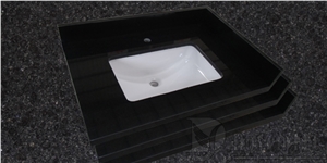 G684 Black Granite, Magma Black, Black Pearl Granite Quarry