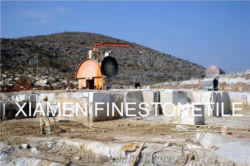 White Wooden Marble Quarry