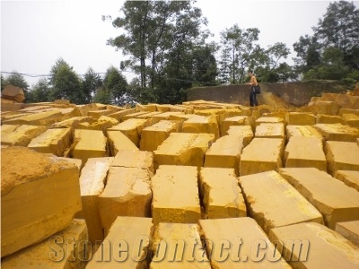 China Yellow Sandstone Quarry