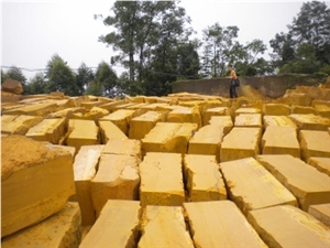 China Yellow Sandstone Quarry