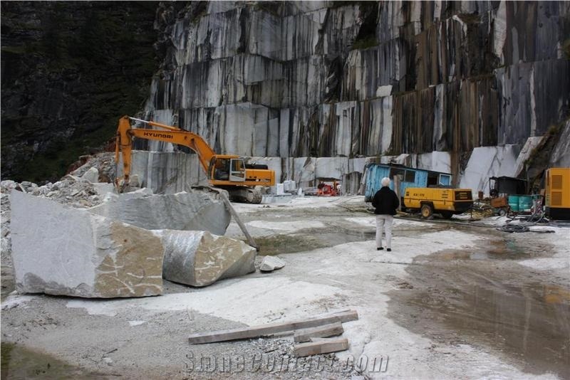 Ivory Cristallina Marble Quarry