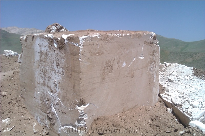 Bozajagh Light Cream Travertine, Zanjan Beige Travertine Quarry