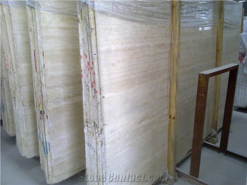 Bozajagh Light Cream Travertine, Zanjan Beige Travertine Quarry