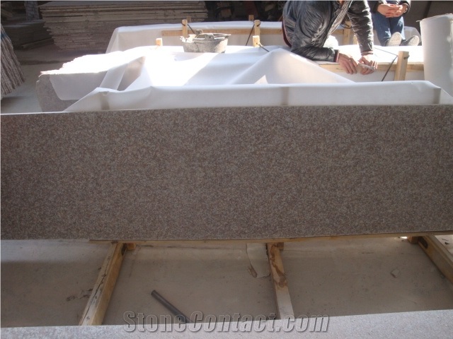 G687 Chinese Peach Red Granite Quarry