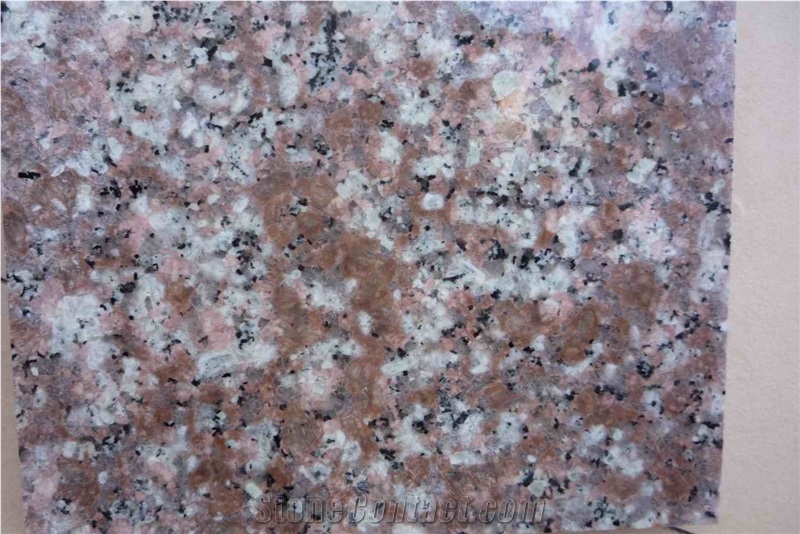 G687 Chinese Peach Red Granite Quarry