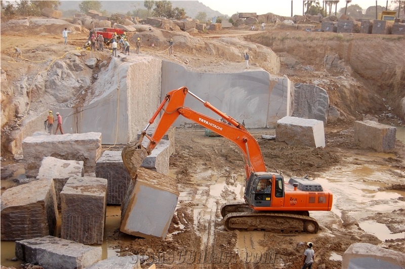 Tan Brown Granite Quarry