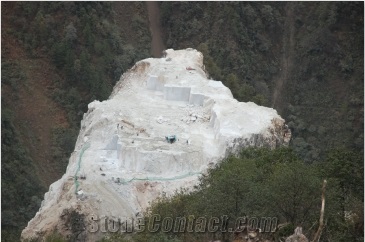China Han White Marble Quarry