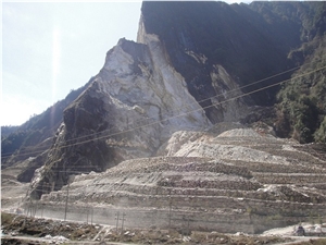 Golden White Marble Quarry