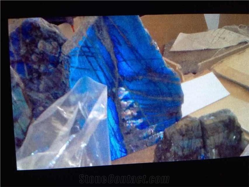 Labradorite Blue Green Granite Quarry