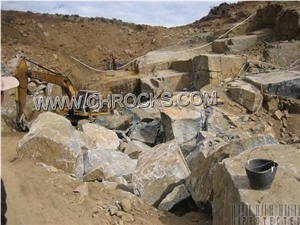Mongolia Black Basalt Quarry