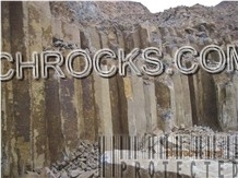 Mongolia Black Basalt Quarry