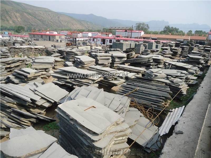 Mongolia Black Basalt Quarry