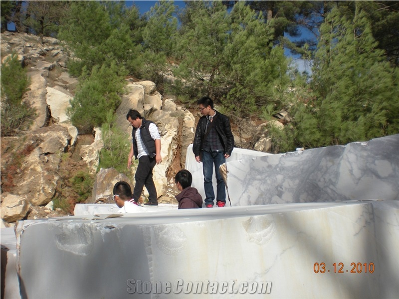Mugla Milas Lilac Marble Quarry