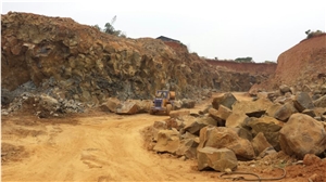 Grey Volcanic Basalt Quarry
