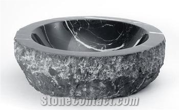 China Nero Marquina Marble Quarry