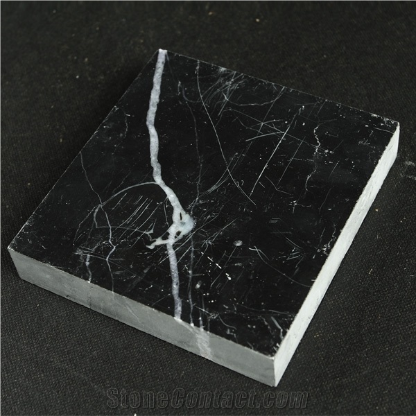 China Nero Marquina Marble Quarry