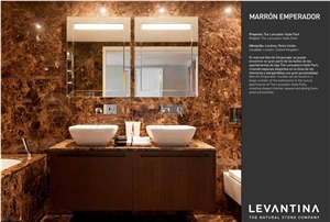 Marron Emperador Marble Quarry