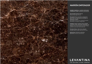 Marron Emperador Marble Quarry