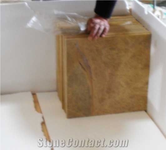 Golden Emperador Marble Quarry
