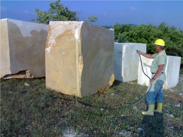 Golden Emperador Marble Quarry