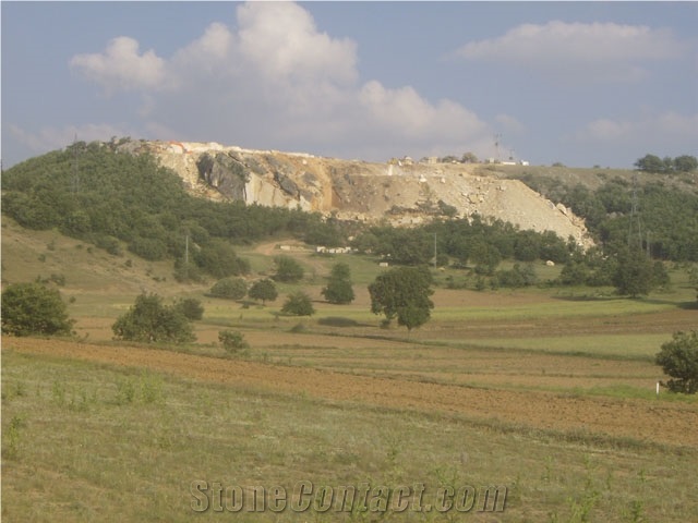 Golden Emperador Marble Quarry