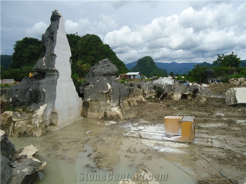PT Arwachna Marmer Prima Creama Arial Marble Quarry